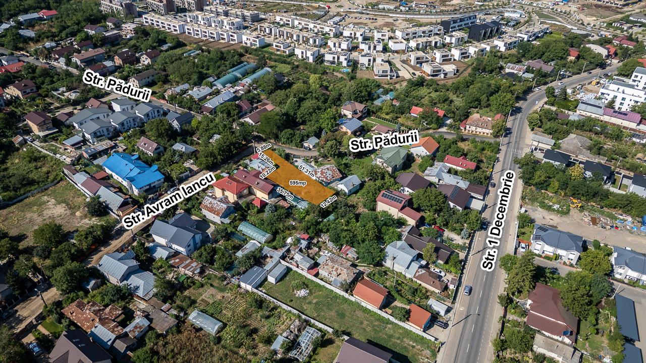 TUNARI,STR PADURII,TEREN INTRAVILAN 595 MP,ASFALT,GAZ,CURENT,CANALIZARE