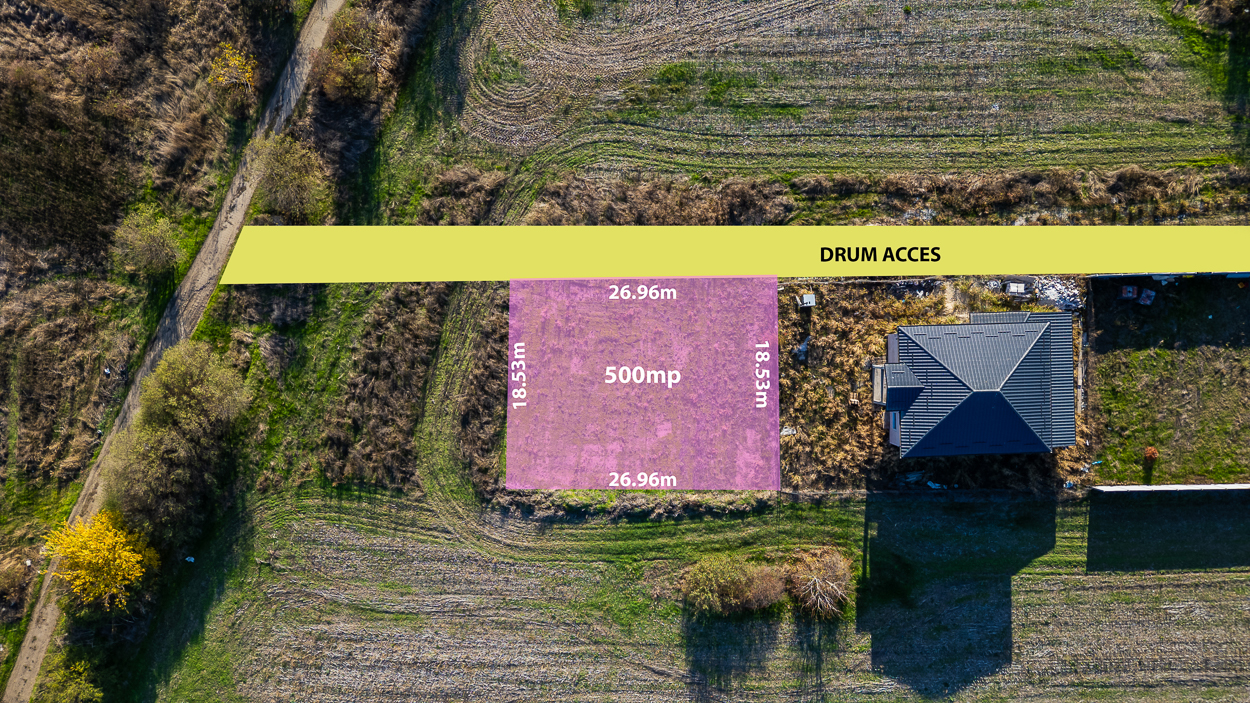 MAGURELE  DUMITRANA,TEREN INTRAVILAN 500 MP,DESCHIDERE 27 M,STB 6 MINUTE