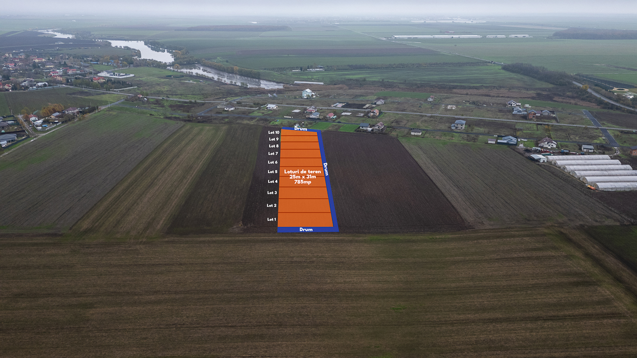 BELCIUGATELE  DN3,TEREN INTRAVILAN 5495 MP,DESCHIDERE 175 ML,INVESTITIE