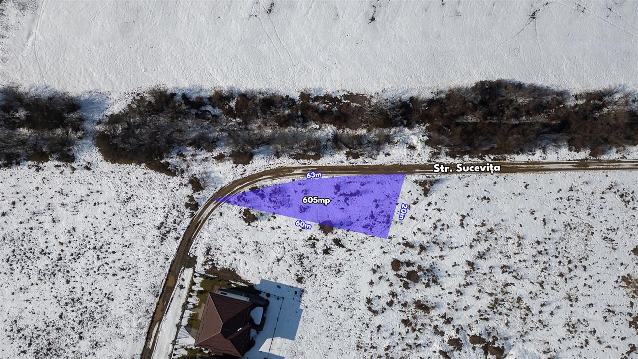 CORBEANCA PARADISUL VERDE,TEREN 605 MP,DESCHIDERE 63 M,TOATE UTILITATILE