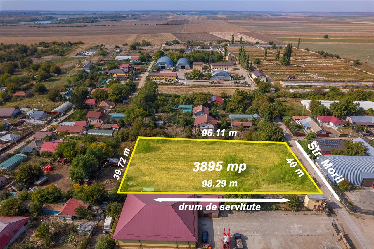 CALARASI TAMADAU MARE,TEREN INTRAVILAN 3895 MP,INVESTITIE