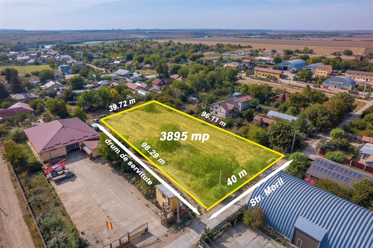 CALARASI TAMADAU MARE,TEREN INTRAVILAN 3895 MP,INVESTITIE