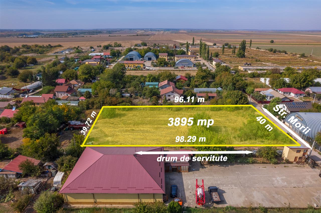 CALARASI TAMADAU MARE,TEREN INTRAVILAN 3895 MP,INVESTITIE