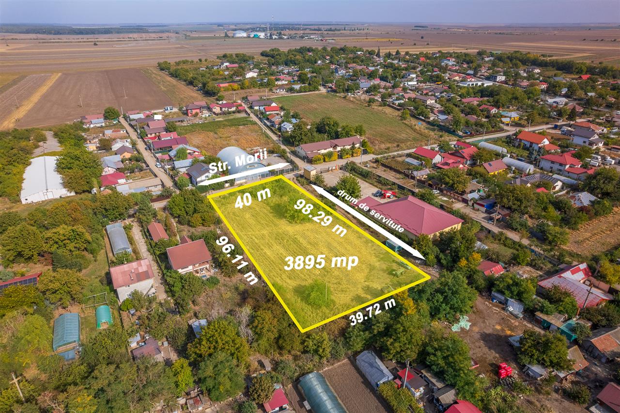 CALARASI TAMADAU MARE,TEREN INTRAVILAN 3895 MP,INVESTITIE
