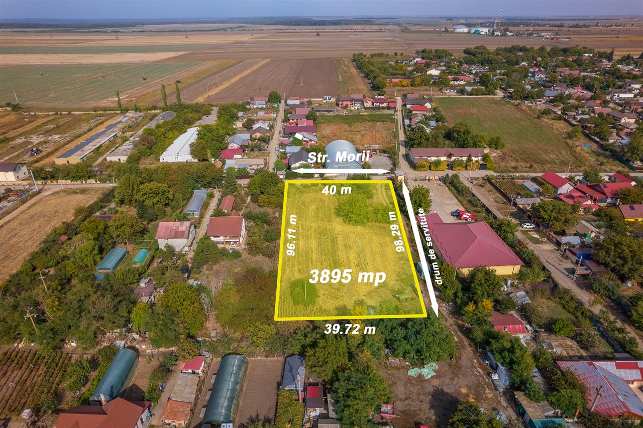 CALARASI TAMADAU MARE,TEREN INTRAVILAN 3895 MP,INVESTITIE