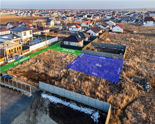 Teren Constructii 489 MP 3 MIN STB Utilitati in apropiere BerceniSf Ana