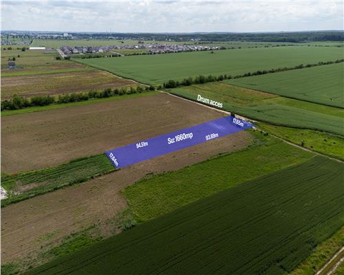 BUFTEA,TEREN INTRAVILAN 1660 MP,STB,10 MIN,DESCHIDERE 17 M