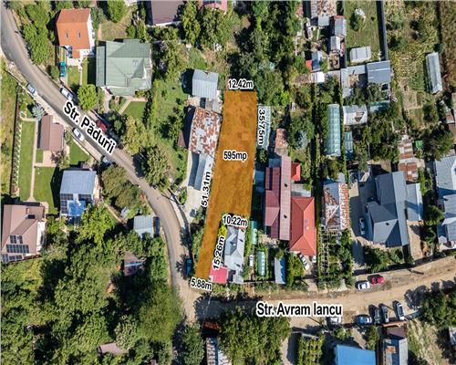 TUNARI,STR PADURII,TEREN INTRAVILAN 595 MP,ASFALT,GAZ,CURENT,CANALIZARE
