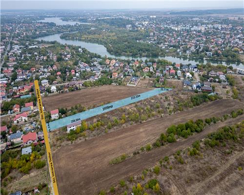 BUFTEA  FLAMANZENI,TEREN 5958 MP,DESCHIDERE 24 M,DOSAR PUZ+AVIZE,TOATE UTILITATILE