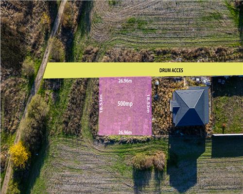 MAGURELE  DUMITRANA,TEREN INTRAVILAN 500 MP,DESCHIDERE 27 M,STB 6 MINUTE