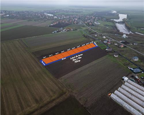 BELCIUGATELE  DN3,TEREN INTRAVILAN 785 MP,DESCHIDERE 25 ML,INVESTITIE