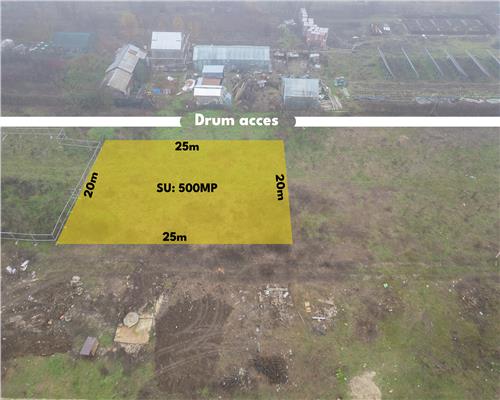 TUNARI,STR ALEXANDRU IOAN CUZA,LIDL,TEREN  500 MP,ASFALT,GAZ,CURENT,CANALIZARE