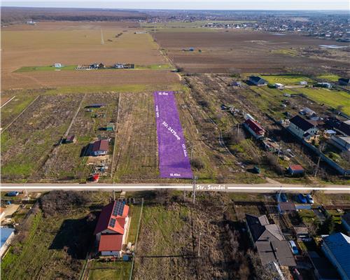 PERIS,TEREN INTRAVILAN 2475 MP,DESCHIDERE 18 M,UTILITATI,ASFALT