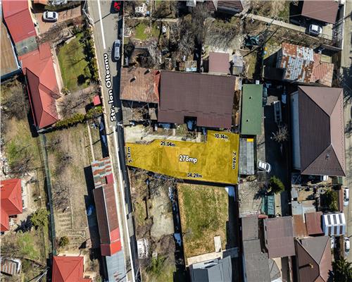 CHITILA,TEREN INTRAVILAN 278 MP,CASA DEMOLABILA,UTILITATI,ASFALT