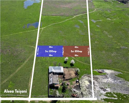 PIPERA  VOLUNTARI ,TEREN INTRAVILAN,852 MP,DESCHIDERE 18 M,LANGA PADURE