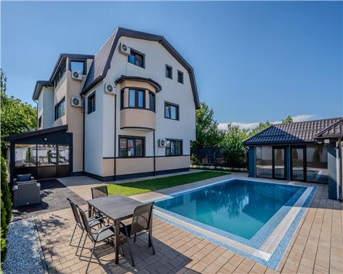 PIPERA - EROU IANCU NICOLAE,VILA ,9 CAMERE,504 MP MP,TEREN 800 MP,PISCINA