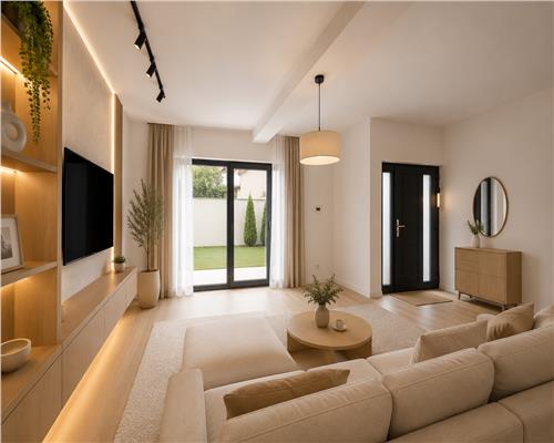 VILA  VOLUNTARI,4 CAMERE,3 BAI,154 MP,TEREN 193 MP