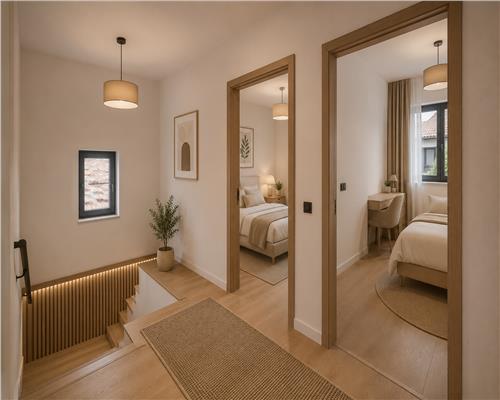 VILA  VOLUNTARI,4 CAMERE,3 BAI,154 MP,TEREN 193 MP