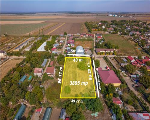 CALARASI  TAMADAU MARE,TEREN INTRAVILAN 3895 MP,INVESTITIE