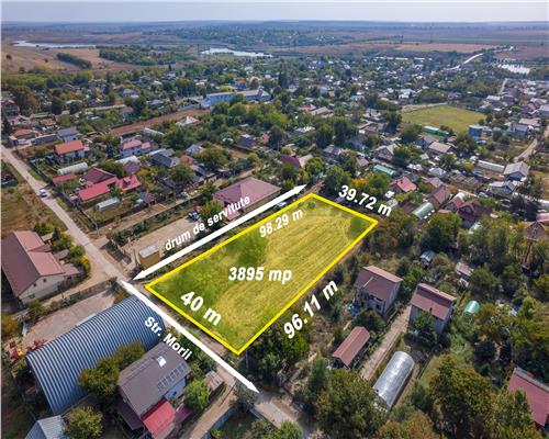 CALARASI  TAMADAU MARE,TEREN INTRAVILAN 3895 MP,INVESTITIE