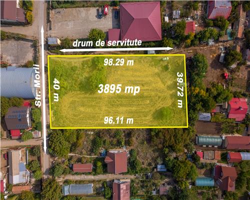 CALARASI  TAMADAU MARE,TEREN INTRAVILAN 3895 MP,INVESTITIE